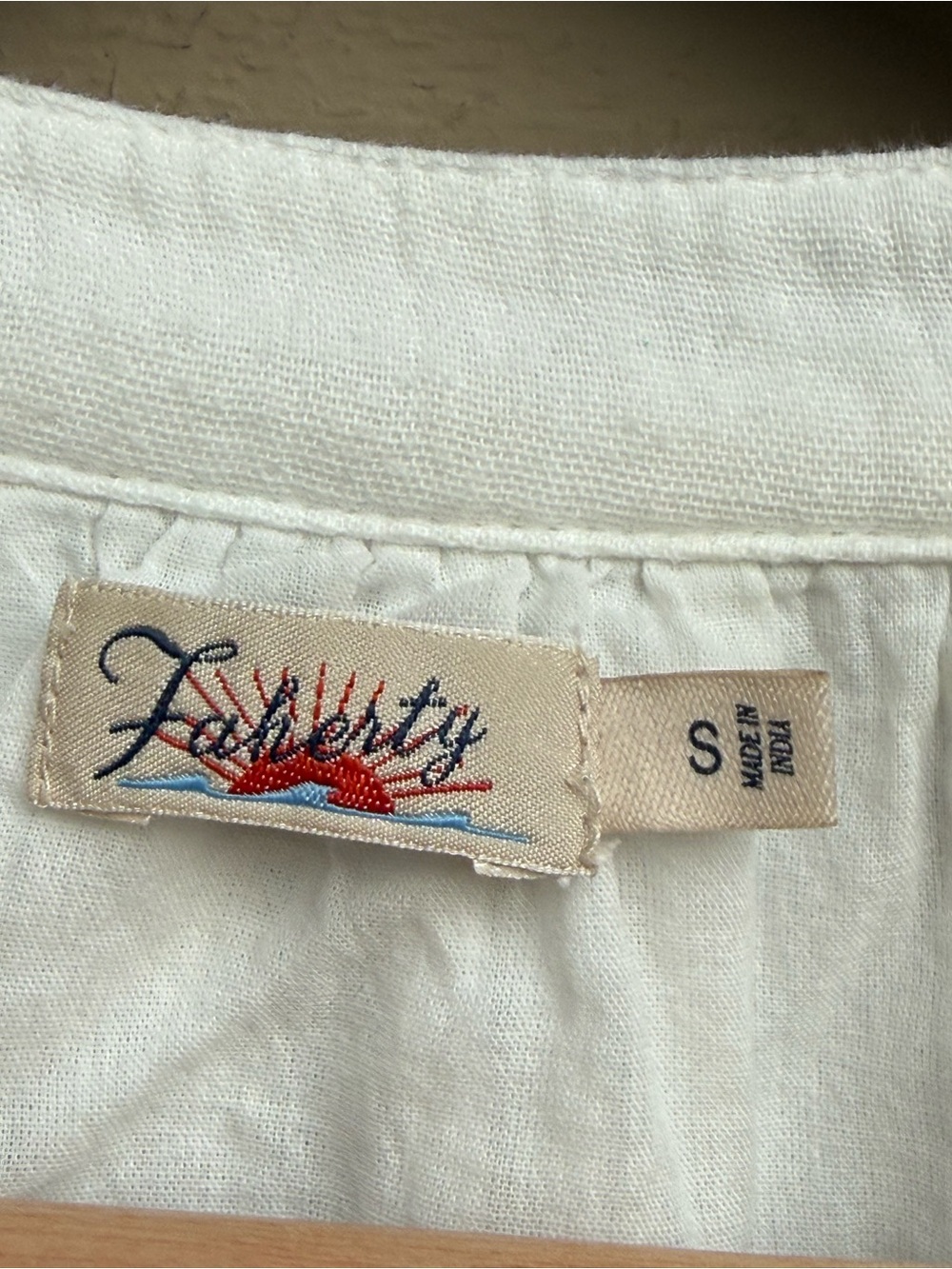 Faherty Dune Cotton Gauze Kasey Dress small - Picture 7 of 9